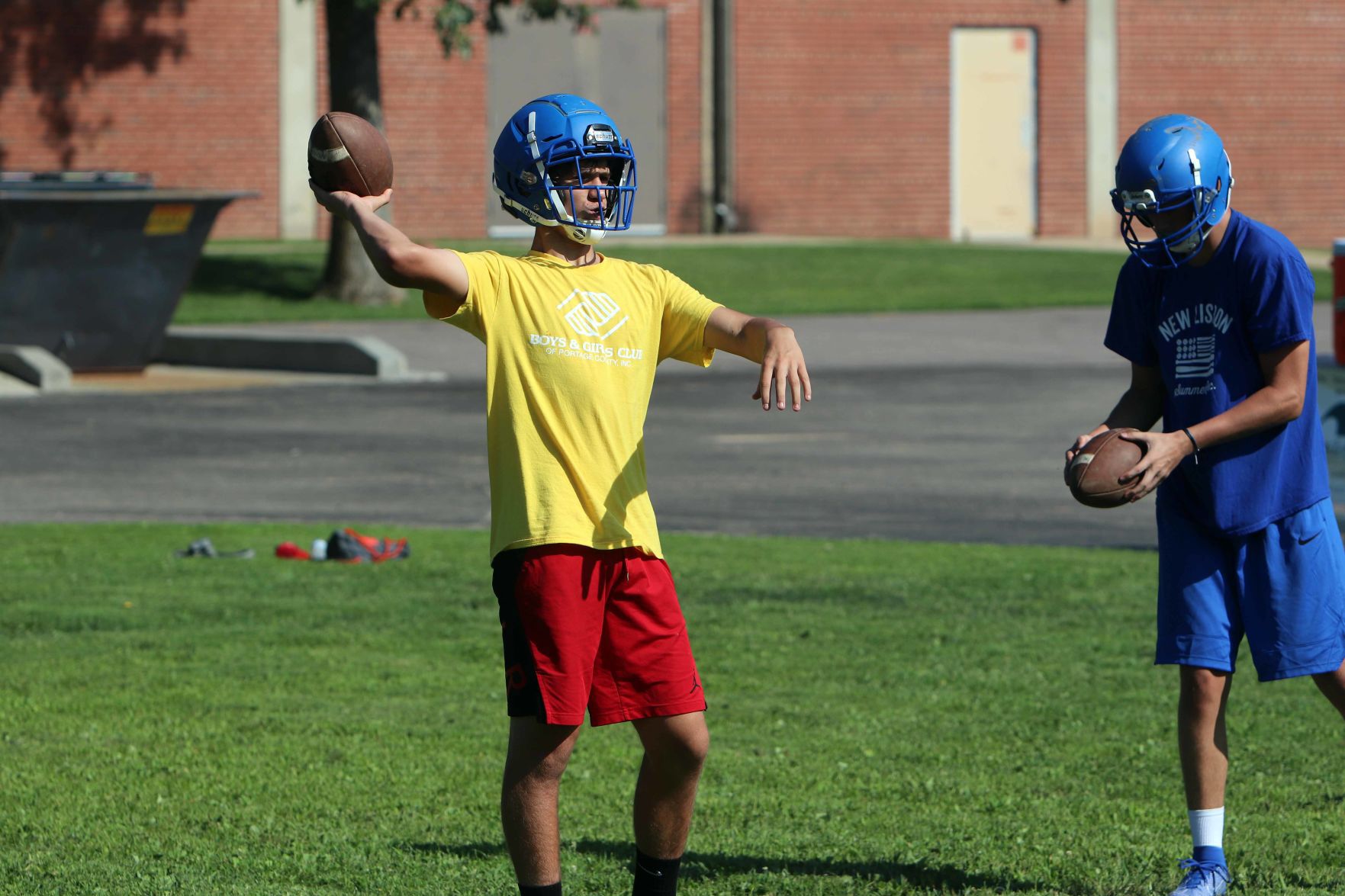New Lisbon Football Practice